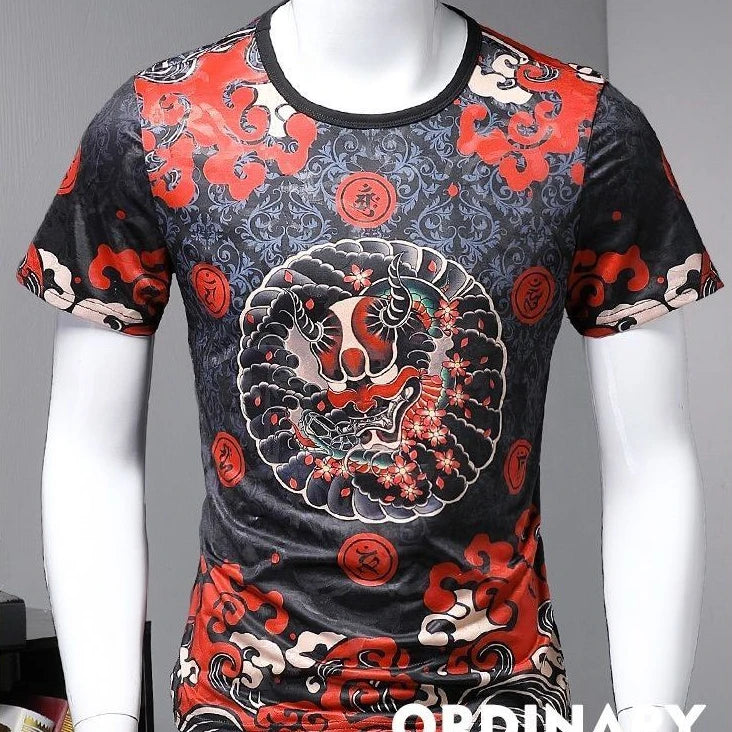 Men's T-shirt Clothes Streetwear Top Man Tee Shirts Plain Wholesale Striped Hip Hop Xl Alphabet Trashy Y2k Stylish Party Casual