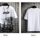 T-shirt for Men Hoodies Summer Men Clothing Cartoon Casual Harajuku Streetwear Print Hooded Top Short Sleeve Sweatshirts Men