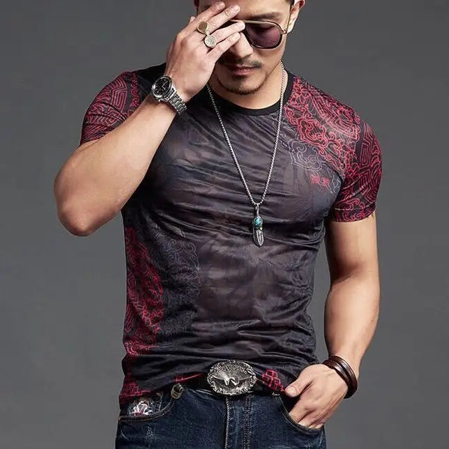 Men's T-shirt Clothes Streetwear Top Man Tee Shirts Plain Wholesale Striped Hip Hop Xl Alphabet Trashy Y2k Stylish Party Casual