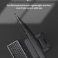 NexusClick Wireless Ergonomic Keyboard Mouse Combo - Rechargeable Mini Multimedia Set for PC, Laptop, MacBook