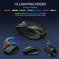 Ergonomic Backlit Keyboard Mouse Combo with Phone Holder 2.4G Wireless Rechargeable Keyboard Mouse Set for Win XP/7/8/10/11