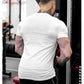 Tshirt for Men Bodybuilding  Graphic T Shirts Workout Fitness Men Clothing Short Sleeve Shirt Street Wear
