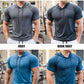 Men Running Hoodies Bodybuilding Sport Hooded Short Sleeve Gyms Fitness Clothing Muscle Shirt Quick Drying Training T-Shirt