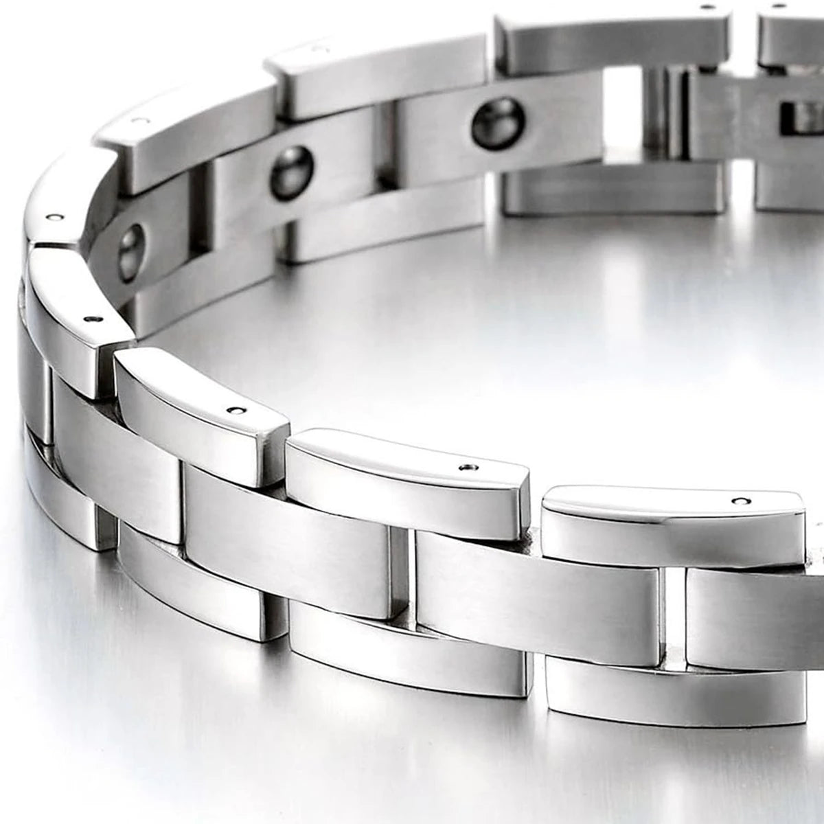 Titanium Steel Magnetic Bracelet Simple Design Stainless Steel Men's Bracelets
