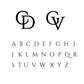 Custom Initial Letter Hoop Earrings Personalized Monogram Alphabet Pendant Gold Stainless Steel Earring Custom Name Jewelry Gift