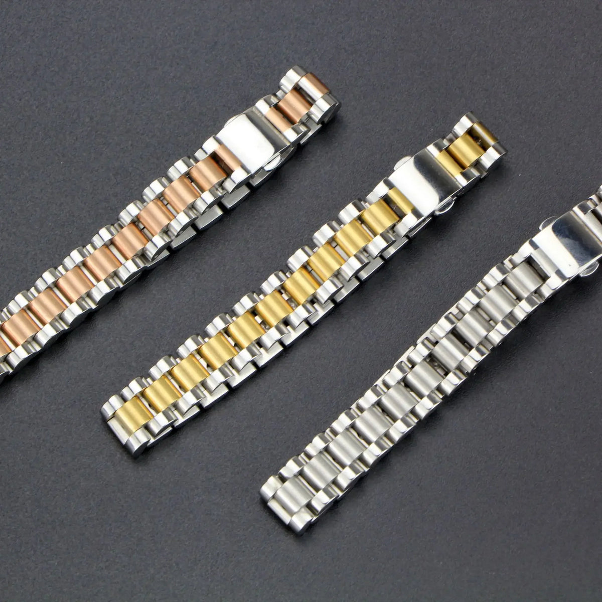 ARADOO Titanium Steel Watch Band Men's Bracelets Stainless Steel Magnetic Wristband Bracelet Gentlemen Jewelry Gifts