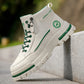 Men's High Top Denim Boots, Casual Sports Shoes, Trendy and Fashionable Men's Boots