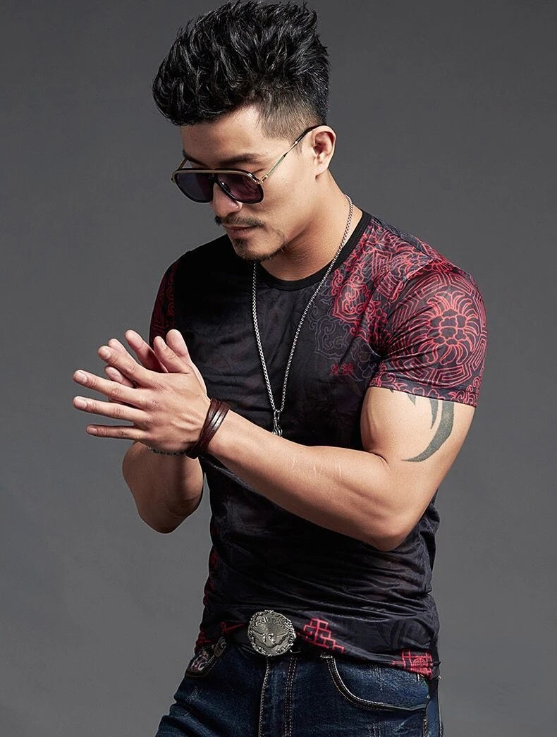 Men's T-shirt Clothes Streetwear Top Man Tee Shirts Plain Wholesale Striped Hip Hop Xl Alphabet Trashy Y2k Stylish Party Casual