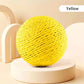 Interactive Sisal Cat Scratching Ball Toy For Kitten Teeth Cleaning Anti Bite 10CM Super Big Cat Ball Sounding Toy Pet Supplies