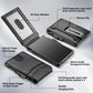Wallet for Men, Mens Minimalist Wallet 9-13 Cards, Slim Compact Wallet with Money Clip & ID Window, RFID Blocking Smart Pop Up C