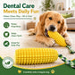 Corn Shaped Interactive Dog Toy for Aggressive Chewers Dental Health Teeth Cleaning Brushing Stick Non-Toxic Chew Toy Puzzle Pet Supply