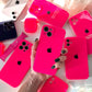 iPhone Camera Protection Silicone Case (Firefry Rose)