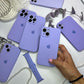 iPhone Camera Protection Silicone Case (Lilac)