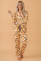 Halloween Pumpkin Top & Pants Pajama Set