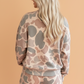 Western Howdy Camo Mock Neck Top & Shorts Set