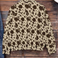 Western Cow Print Denim Cargo Pocket Zip Up Jacket