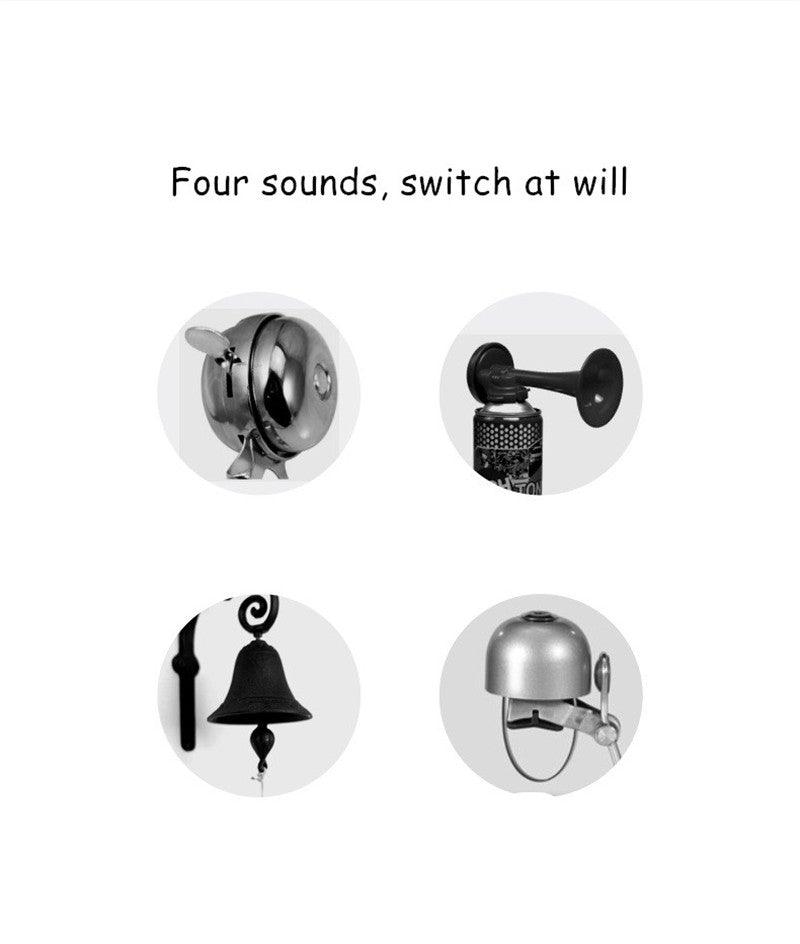 USB Rechargeable Electric Bike Bell & Horn