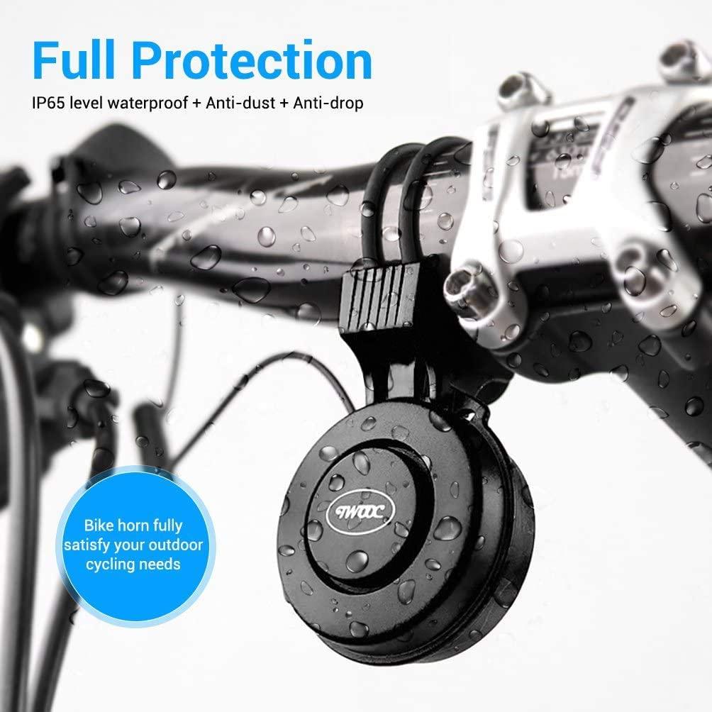 USB Rechargeable Electric Bike Bell & Horn