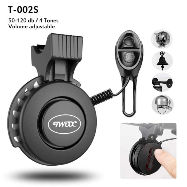 USB Rechargeable Electric Bike Bell & Horn
