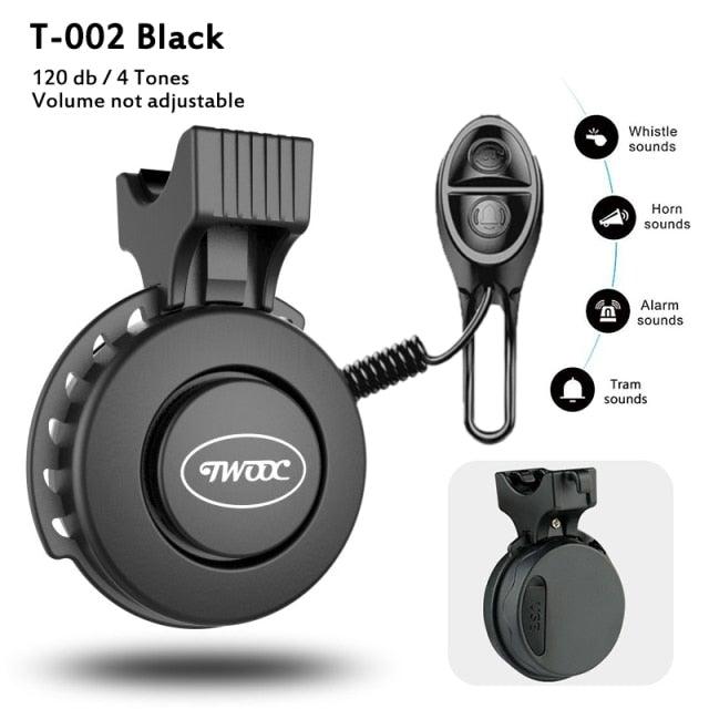 USB Rechargeable Electric Bike Bell & Horn