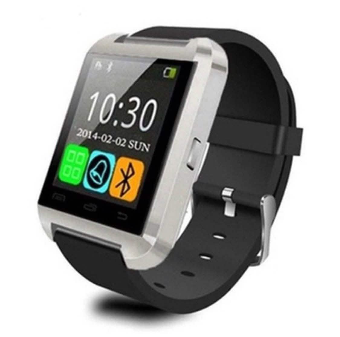 Montre intelligente Bluetooth avec appairage téléphonique, podomètre, surveillance du sommeil, etc.