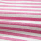 Stripe Button Placket Drop Shoulder Long Sleeve Sweater