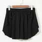 Black Drawstring Waist Above Knee Casual Shorts Wholesale