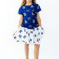 Montana State University White Bobcat Ruffle Twirl Skort