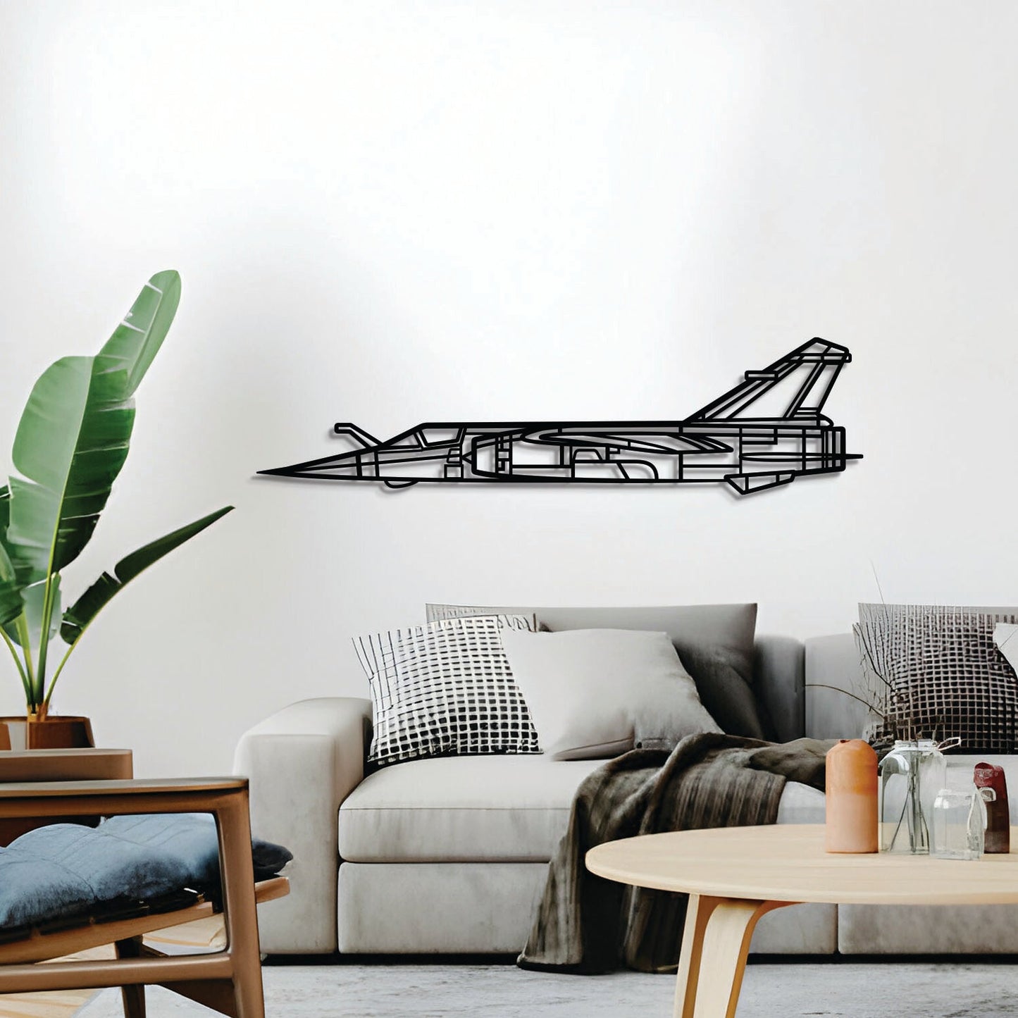 Mirage F1CT Metal Aircraft Wall Art - NCP0585