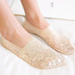 5 Pairs Fashion Women Girls Summer Socks 7 Color Style Lace Flower Short Sock Antiskid Invisible Ankle Socks For Women