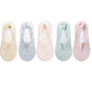 5 Pairs Fashion Women Girls Summer Socks 7 Color Style Lace Flower Short Sock Antiskid Invisible Ankle Socks For Women