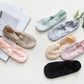 5 Pairs Fashion Women Girls Summer Socks 7 Color Style Lace Flower Short Sock Antiskid Invisible Ankle Socks For Women