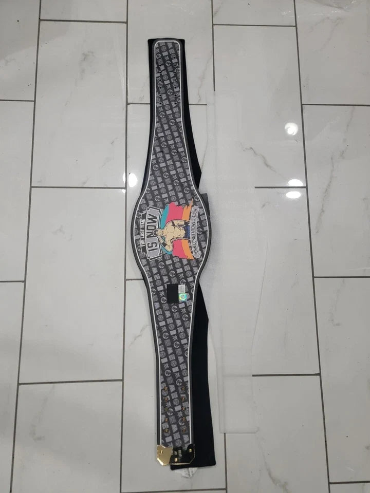 John Cena Farewell Tour 2025 San Antonio Autograped Spinner Championship Replica Title Belt